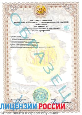 Образец сертификата соответствия (приложение) Великий Новгород Сертификат ISO 14001